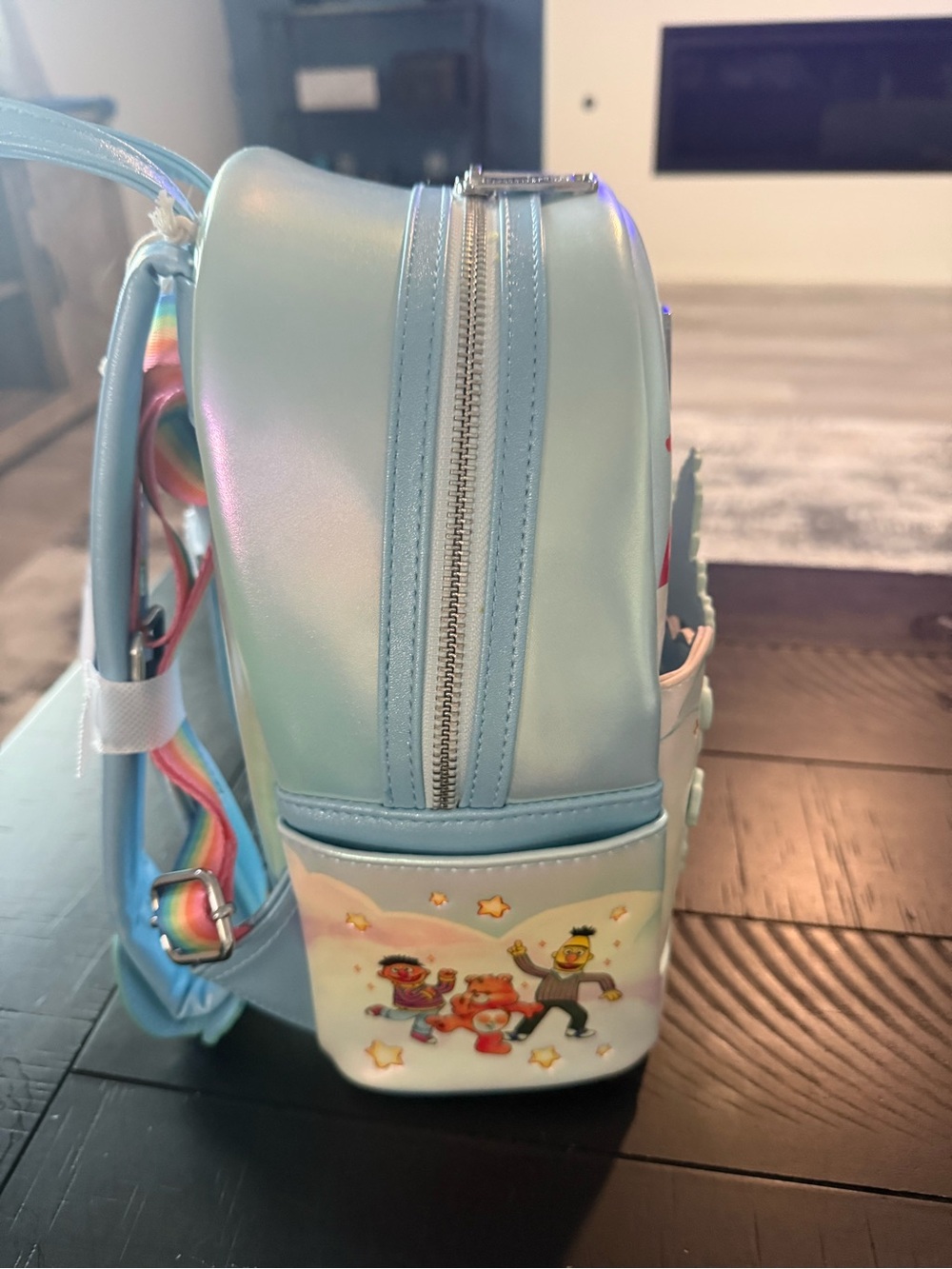 NWT Loungefly Sesame Street x Care Bears Loungefly Mini Backpack - Picture 6 of 7